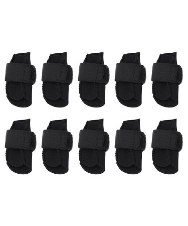 Adjustable Finger Sleeve Support Brace - Compression Shock Absorption for Basketball Volleyball & Baseball - Black Large - Buy Online on GoSupps.com