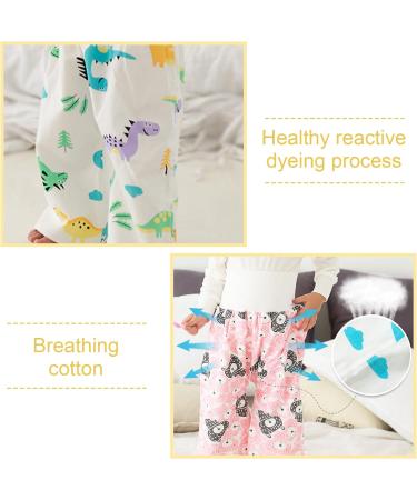 Baby Toilet Training Pants | Waterproof Reusable Cotton Nappy Diaper Skirt | Cute Cartoon Dinosaur Design | Kids 2 in 1 Skort Pants | Low Waist | - Buy Online on GoSupps.com
