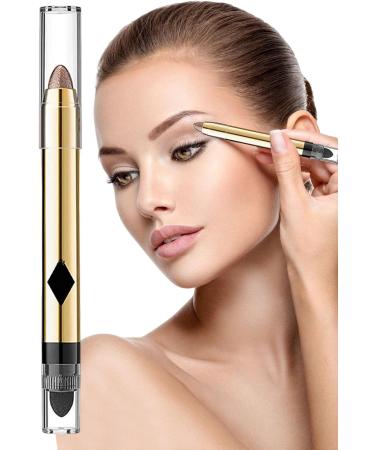 2-in-1 Pearlescent Eyeshadow Makeup Double-Ended Pearlescent Cream Eye Shadow Pencil - Crayon Brightener Highlighter Makeup Stick Kit Waterproof Shimmer Eyeliner Makeup Tosier 06# - Buy Online on GoSupps.com