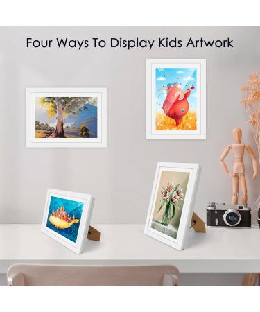 Sayapeiy A4 Picture Frame for Children's Drawings - 2PC Art Display Frame Front Opening for Home School & Office Decoration - Buy Online on GoSupps.com