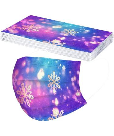 Honian 50PC Christmas Disposable Face_Mask for Adults with Holiday Winter Theme Cute Colored Design 3ply Breathable for Women Men (#25 Christmas Disposable Face_mask) - Buy Online on GoSupps.com