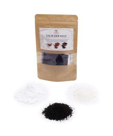 Feine W rze Salts of the World - Gourmet Salts for the Gourmet with Recipes - Premium Quality Baking Vegetable and Meat Salts A to Z - Gluten Free - 70g