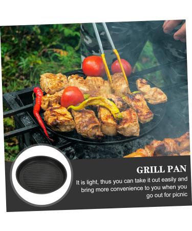 ABOOFAN 4pcs Non Stick Frying Pan Portable BBQ Grill Square Griddle Induction Nonstick Frying Pan Induction Saucepan Induction Griddle Pan Top Teppanyaki Micro-Wave Oven Aluminum 16.5X16.5X2.5CMx4pcs Blackx4pcs - Buy Online on GoSupps.com