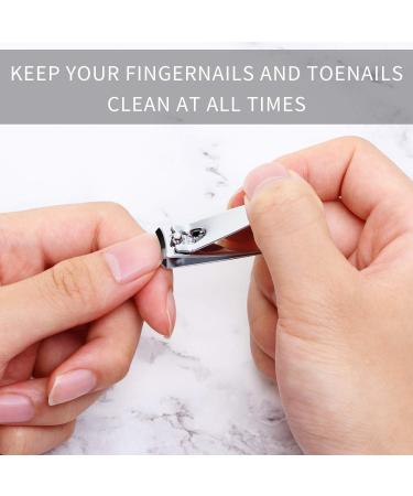 32 Pieces Stainless Steel Nail Clipper Set - Portable Fingernail & Toenail Cutter Bulk in Silver | International Shipping Available - Buy Online on GoSupps.com