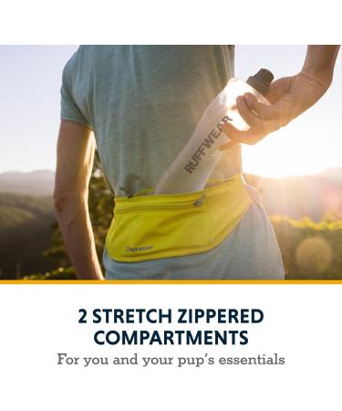 Ruffwear Trail Runner Belt - Comfortable Hip Belt for On-Leash Dog Running | Hugging-Free Robust with Bags - Braiding Green Small/Medium - Buy Online on GoSupps.com