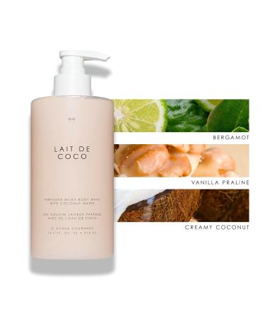 Le Monde Gourmand Lait de Coco Perfumed Milky Body Wash - 14 fl oz (414 ml) - Vanilla Praline Warm Notes - Buy Online on GoSupps.com