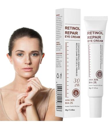 Retinol Eye Cream Anti Aging Retinol Eye Cream with Retinol Serum & AHA 30% & BHA 2% Eye Cream for Dark Circles and Puffy Eyes Reduce Fine Lines Under Eye Cream for Women/Men Skincare Anti Wrinkles - Buy Online on GoSupps.com