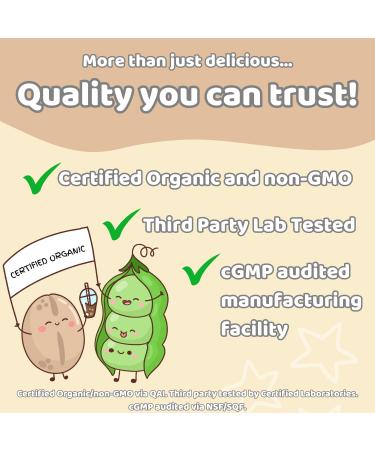 Organic Vanilla Caramel Pea Protein Oatmilk Blend - 30 Servings 10g Protein Non-GMO Vegan Allergen Free - 1lb Bag - Buy Online on GoSupps.com