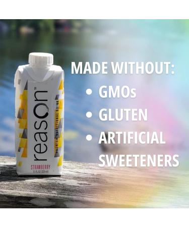 Reason Premium High Calorie Protein Drink - Free of Soy Gluten GMO Artificial Flavors and Sweeteners - NSF Certified Lactose-Friendly and Great for Tube-Feeding - Vanilla 11 oz Vanilla 11 Fl Oz (Pack of 12) - Buy Online on GoSupps.com