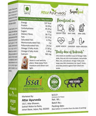 READ QURA chia seeds for weight loss 1kg - Buy Online on GoSupps.com