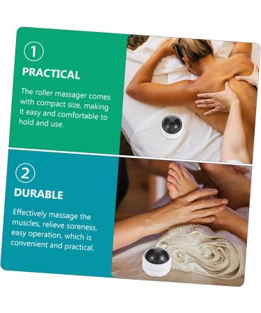 Healeved Rolling Ball Yoga Massage Tool Kit Common Ball & Back Roller for Fitness & Relaxation | Durable PP Material - Buy Online on GoSupps.com