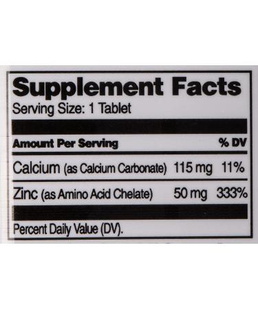 Zinc 50mg 21st Century Chelated Tablets 110ct (2 Pack) + Bonus My Outlet Mall Pouches - Immune Support & Skin Health - Buy Online on GoSupps.com