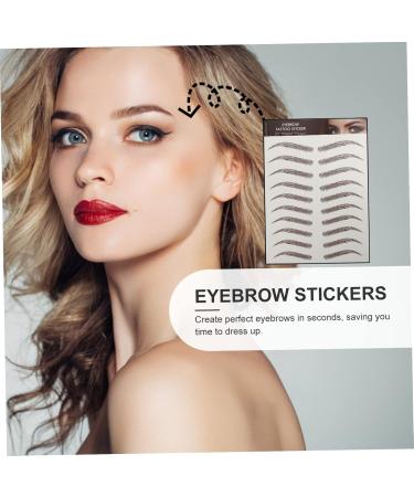 Gogogmee 9 Sheets Waterproof Eyebrow Stickers Eyebrow Stencils Imitation Eyebrow Cosmetic 6d Eyebrow Trimming - Buy Online on GoSupps.com