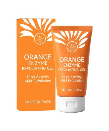 WJnflQN Facial Scrub | Gentle Facial Cleansing Gel 50ml for Oil Control and Beauty Care - Exfoliating Daily Home Care Routine for Men and Women