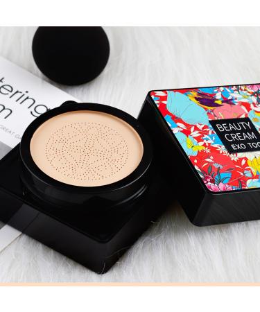 BSOON Mushroom Head Air Cushion CC Cream - Moisturizing Foundation & Concealer - Light White (100g) - International Shipping - Buy Online on GoSupps.com