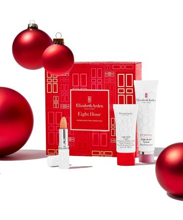 Buy Elizabeth Arden Eight Hour Nourishing Skin Essentials 3-Piece Travel Size Moisturizing Skincare Holiday Gift Set - International Shipping Available - Buy Online on GoSupps.com