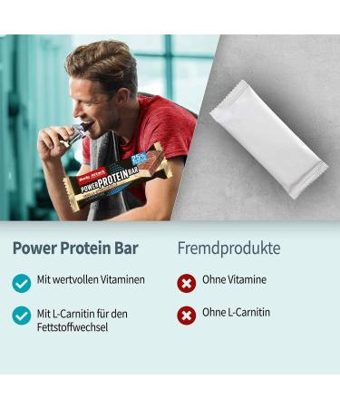 Body Attack Caramel Toffee Protein Bar - 24 x 35g - Low Fat High Protein Vitamins & L-Carnitine - Made in Germany - Buy Online on GoSupps.com