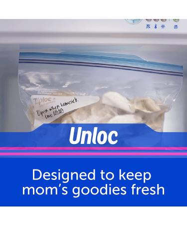 Ziploc Quart Freezer Bags - Grip 'n Seal Technology - 120 Total Bags (30 Count x 4) - Easy Grip for Quick Open & Close - Buy Online on GoSupps.com