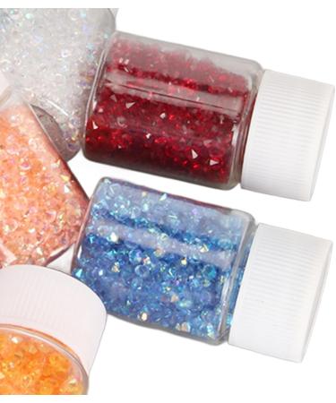 13 Colors Nail Rhinestone Set Color Plating Process Pointed Back Tiny Rhinestones for Professional Nail Art Wedding Tables and Banquet Decorations with High Brightness - Buy Online on GoSupps.com