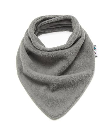 Baby Toddler Cute Warm Fleece scarf/Snood. Soft & Cozy. Fits 6 months - 5 Years. More Designs for Boys & Girls! Plain Grey