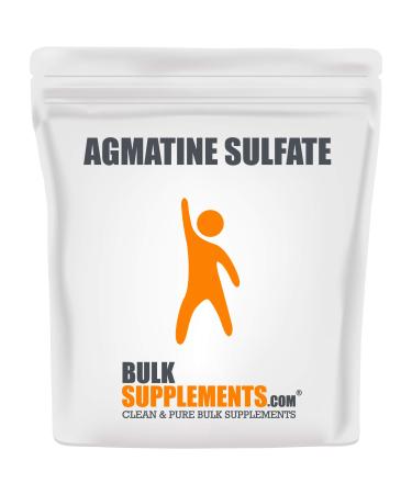 BulkSupplements.com Agmatine Sulfate Powder - Nitric Oxide Supplement - Pre-Workout Powder - Nitric Oxide Powder - Pure Pump Supplement - Running Pre Workout Supplement (250 Grams - 8.8 oz) - Buy Online on GoSupps.com