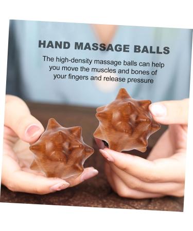 Lalafina 2-St Massage Pearls Fitness Ball - Hand Physical Massager & Trigger Point Roller - Spiky PVC Massage Balls for Ultimate Body Relief - Buy Online on GoSupps.com