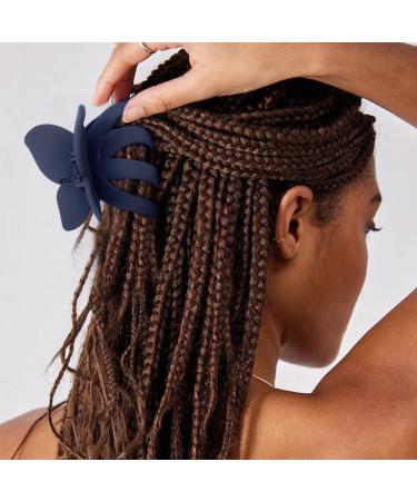 ATODEN Large Butterfly Hair Clips Octopus Claw Clips 4Pcs - Matte Big Claw Clips for Thick Hair - Non-slip Jumbo Hair Clip for Long, Thick, and Thin Hair - Buy Online on GoSupps.com