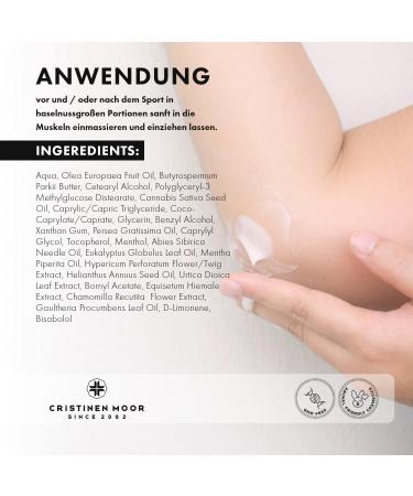 Sports Balm Protect | Hemp Oil Creme for Muscle Relaxation | Vegan Massage Balm | Hygienic Packaging | Made in Germany - Buy Online on GoSupps.com