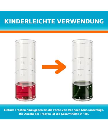 Measure Water Hardness - Measurys German Test Kit with 30ml Titration Solution for 550+ Measurements - Buy Online on GoSupps.com