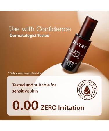 BLITHE Targeted Tightening Retinol 0.1 Serum Wrinkle and Firm Concentrated Care Formulated with Pure Retinol 0.1% 1.0 fl oz - Buy Online on GoSupps.com