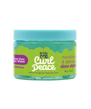 Just For Me Curl Peace Nourishing & Defining Slime Styler. Children s weightless hair gel perfect for wash and go curl definition or texture setting. 12oz.