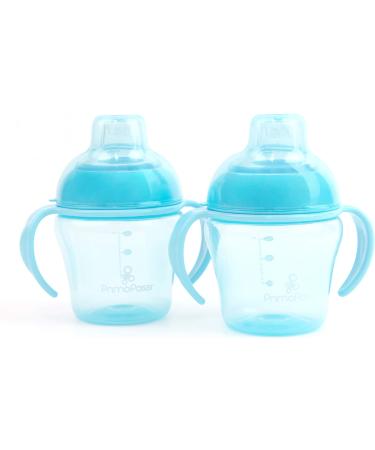 Primo Passi Soft Spout Sippy Cup 5 oz 2-Pack - Blue | Ideal for 4 Months+ | BPA-Free - Buy Online on GoSupps.com
