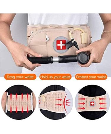 Decompression Back Belt for Pain Relief | Lumbar Support Belt for Men & Women | Spinal Traction Device - Buy Online on GoSupps.com