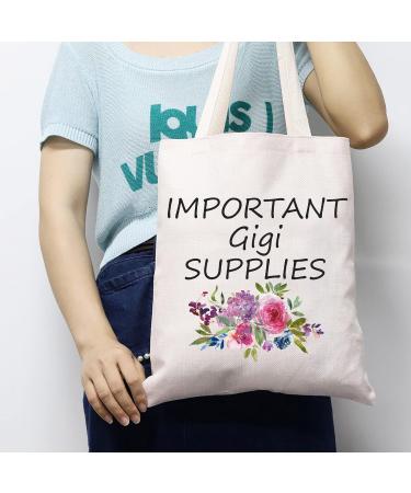 Shop Gigi Supplies Tote Bag - Ideal Gigi Birthday & Mother's Day Gifts | Medium Size Ships Internationally - Buy Online on GoSupps.com