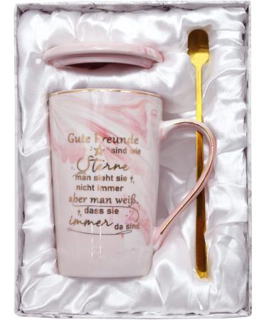 Bokalaka coffee cup gift best friend birthday personalized cup of gift for farewell gift colleagues cool gifts for good friends - 400 ml pink coffee cup with gift box - Buy Online on GoSupps.com