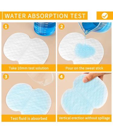 Arqumi 100 Pack Disposable Underarm Sweat Pads - Invisible Sweat Absorber for Women & Men - Summer Perspiration Shield - Comfortable & Unflavored - White Sweat Pads - Buy Online on GoSupps.com