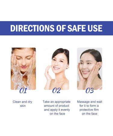 Sunscreen with Hyaluronic Acid SPF 50 Aqueous Solar Hyaluronic Acid Gel for Face Moisturizing Sunscreen Long Lasting Moisturizing Sweatproof for All Skin Types - Buy Online on GoSupps.com