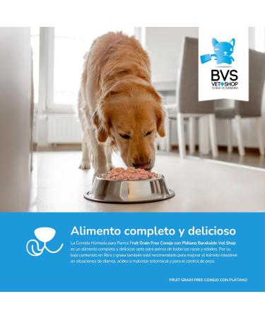 Barakaldo Vet Shop Wet Dog Food Fruit Grain Free Rabbit Banana 1 piece x 400 g - Buy Online on GoSupps.com