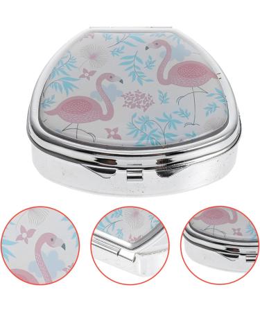 GLEAVI Portable Pill Box - Cute 2-Compartment Travel Medicine Organizer for Purse & Pocket - Decorative Metal Vitamin Case (Swan - Buy Online on GoSupps.com