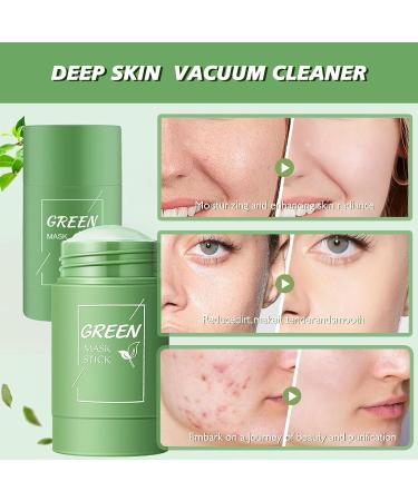 ChaneeHann 2 pieces green tea facial mask deep cleansing and pore refinement moisturizing removes blackheads for all skin types - Buy Online on GoSupps.com