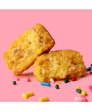HighKey Low Carb Birthday Cake Mini Treats - Keto Snack Pack | Gluten Free | Sugar Free Diabetic Snacks | Healthy Muffins & Bread Bites - Buy Online on GoSupps.com