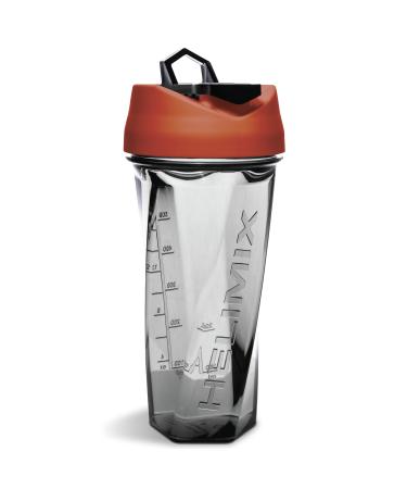 Helimix Vortex Blender Shaker Bottle 28oz | No Blending Ball or Whisk | USA Made | Portable Pre Workout Whey Protein Drink Shaker Cup | Mixes Cocktails Smoothies Shakes | Dishwasher Safe Red