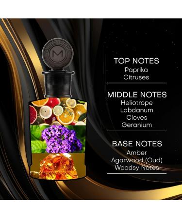 AARVVINTA CRAFT Black Oud EDP Perfume for Men & Women- Premium Luxury Long Lasting Fragrance Spray with top Notes of Amber & Woody Accords Gift for Men & Women- 100 ml - Buy Online on GoSupps.com