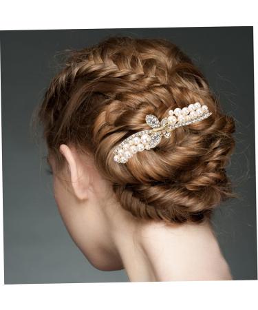 MAGICLULU Alloy Rhinestone Hair Comb Rhinestone Bow Tie Pearl Headpiece Rhinestone Hair Clip Bridal Headpiece Comb Bridal Hair Comb Pearl Hair Accessories Rhinestones Wedding Crystal Bride - Buy Online on GoSupps.com