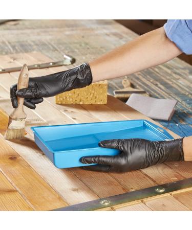 Spontex Black Protect XL - 20 Tear-Resistant Nitrile Gloves Latex-Free & Powder-Free for Durable Protection International Shipping Available - Buy Online on GoSupps.com