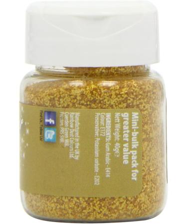 Rainbow Dust Colours Edible Glitter Gold Mini Bulk 40 g - Buy Online on GoSupps.com