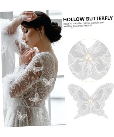 Lurrose Pbr Hat 10pcs Banner Costume Stickers Bag Decor Craft Diy Iron-on Patch Three-dimensional Fabric Stickers White Stickers - Buy Online on GoSupps.com