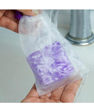2 PCS Handmade Natural Yoni Soap Bars for Women - pH Balanced V Cleansing Bar with Bubble Foam Net - Yoni Wash Away Odor - 3.53oz/100g (Purple) - Buy Online on GoSupps.com