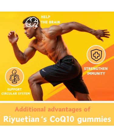 COQ10 Gummies - CoQ10 500mg + Omega-3 EPA/DHA + Magnesium Glycinate + Zinc Citrate to Support Heart Health Energy Production Immune System & Mineral Absorption 30 Servings 60 Count (Pack of 1) - Buy Online on GoSupps.com
