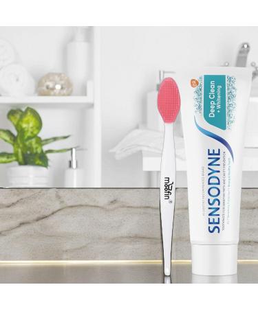 Double Sided Nose Cleaning Brush & Deep Clean Sensitive Toothpaste Bundle - Cavity Prevention - Pack of 6 - International Shipping Available - Buy Online on GoSupps.com